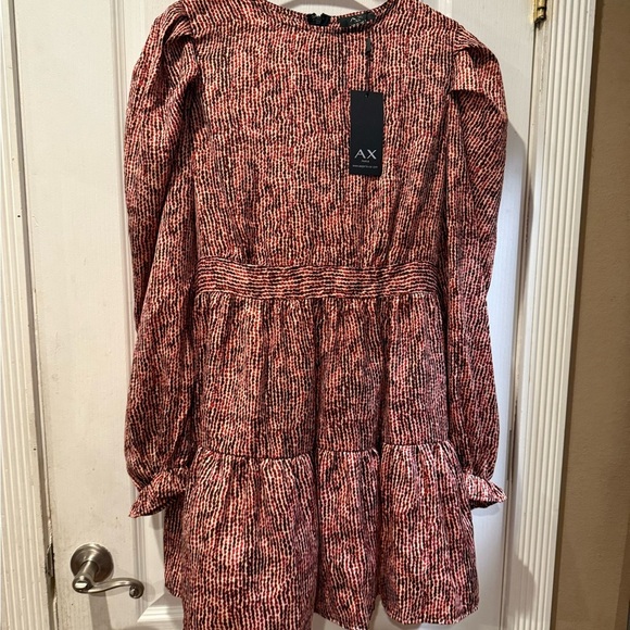 AX Paris Dresses & Skirts - AX Paris Red Patterned Dress Women’s Size 14 NWT